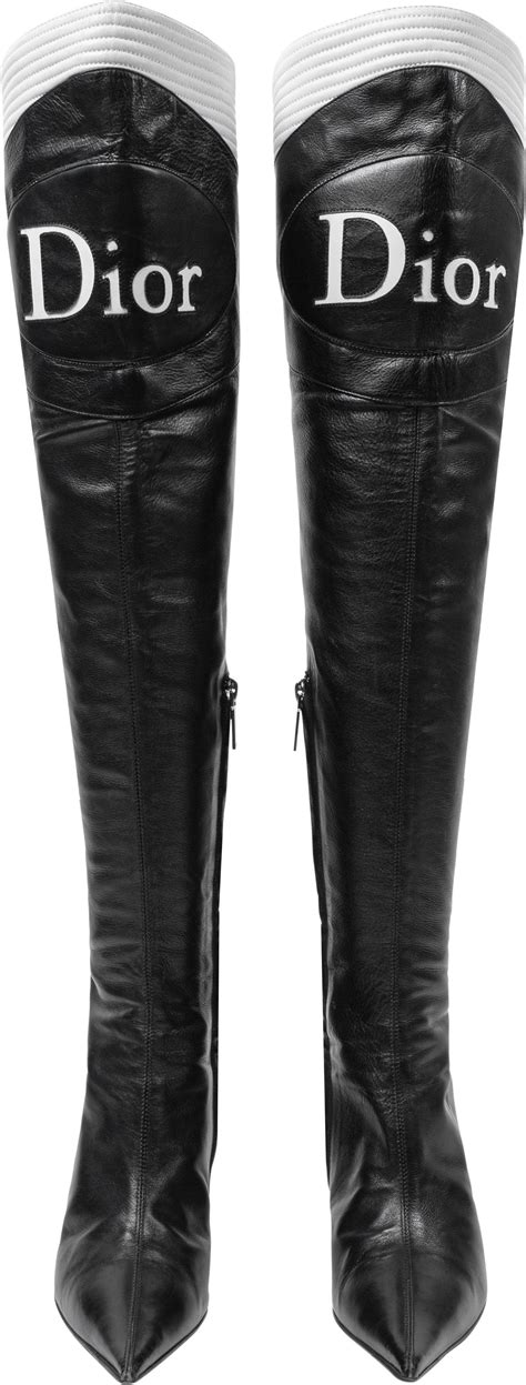 dior booys|dior thigh high boots.